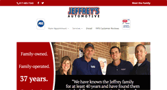 Desktop Screenshot of jeffreysautomotive.com